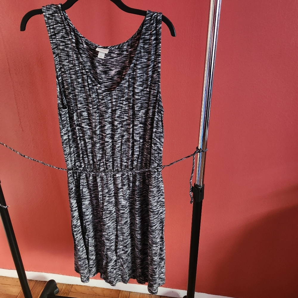 Stylish Black and White Women's Dress